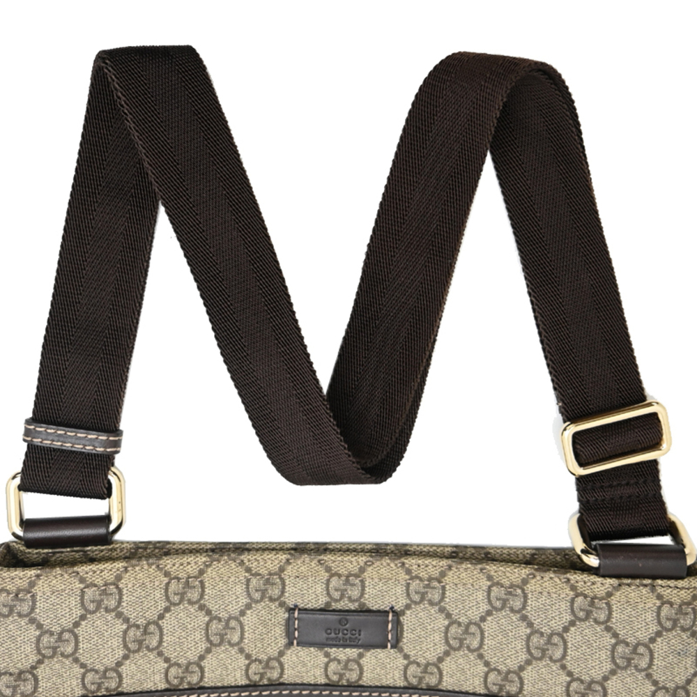 GUCCI Brown Coated Canvas Shoulder Bag - Picture 5 of 9